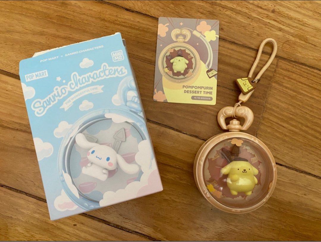 Pop Mart Sanrio Characters Dessert Time Keychain - Pompompurin (Category: Character Goods) located in Taguig. Submitted by kcece (Listing ID 1430170113, Image 1). Description: - mop: gcash (PAYO) - price is negotiable - complete inclusions.
