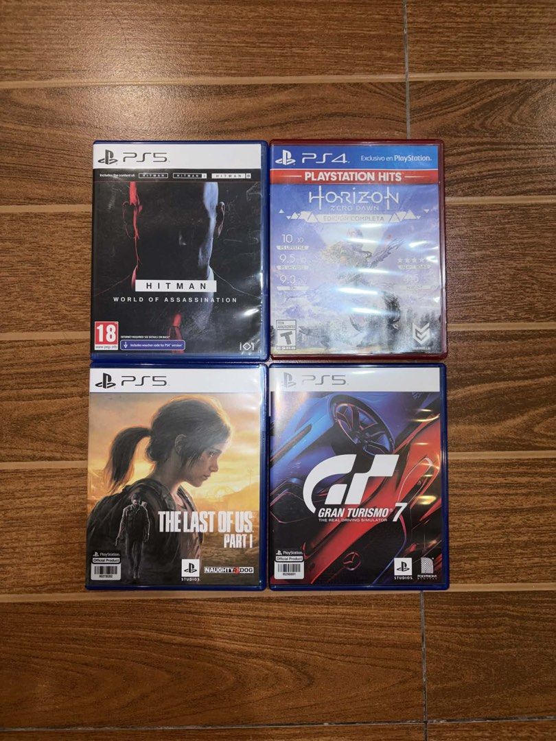 PS5 & PS4 Video Games - Hitman, Horizon, The Last of Us, Gran Turismo ...