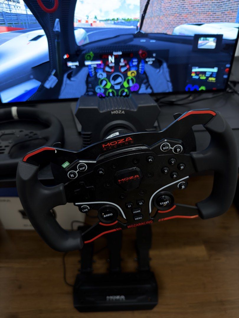 Moza R5 + 3 Pedals + NLR Formula Lite Pro Cockpit + Shifter/Handbrake ...