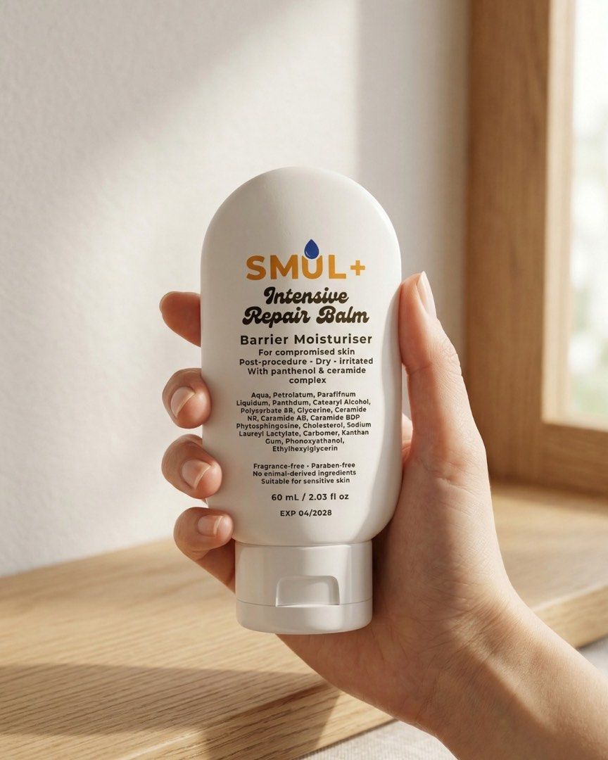 SMUL+ Intensive Repair Balm Barrier Moisturiser, smulplus (Category: Face Care) located in Singapore. Submitted by smulplus (Listing ID 1430190868, Image 2). Description: SMUL+ Intensive Repair Balm Moisturizer.