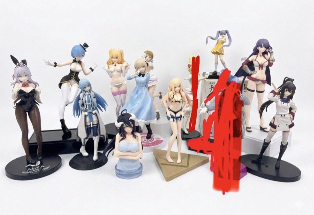 TAKE ALL Anime Chix action Figure Set (Category: Figurines & Statues) located in Zamboanga. Submitted by lcomprendio26013 (Listing ID 1424422971, Image 1). Description: 2 👁PLEASE READ THE DESCRIPTION BEFORE YOU ORDER OR CHAT ME👍 AUTHENTIC Brand: Assorted brand Some are Replacement base or Diy base BUT some are Not 11pcs for only 2200 Plus sf 200 📢pay today,ship out tomorrow 📢All picture posted are actual item that will you get 📢📢pg hnd aq m