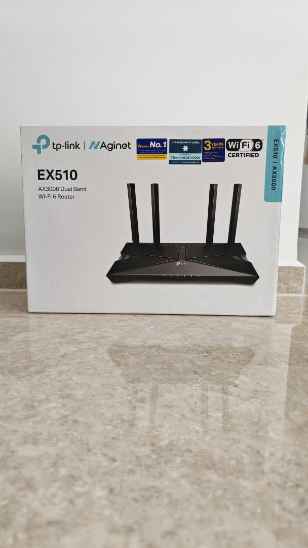 TP-Link EX510 AX3000 Dual Band Wi-Fi 6 Router