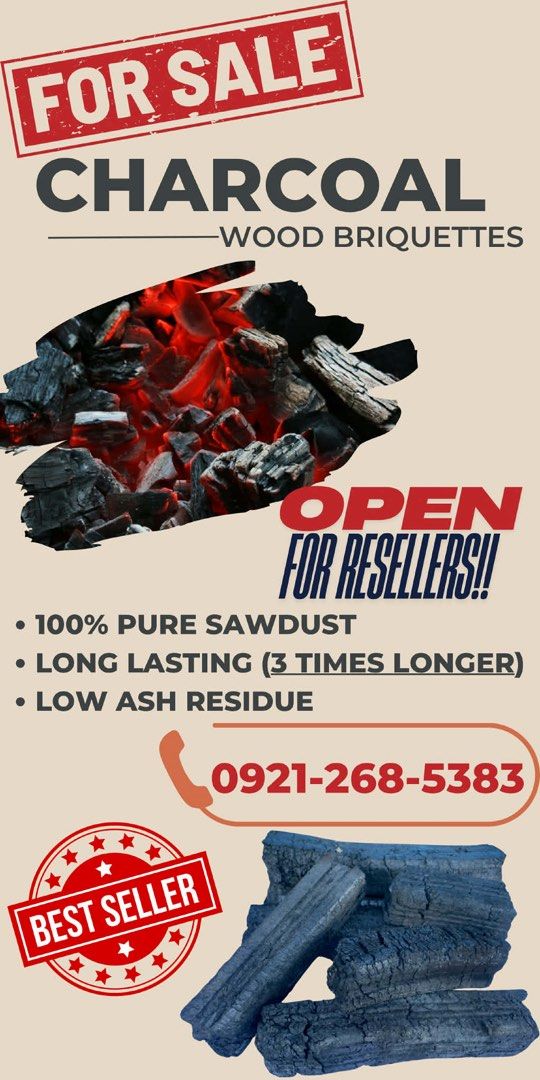 Uling Charcoal Briquettes (Category: Everything Else Others) located in San Pedro. Submitted by jpili24 (Listing ID 1430194157, Image 1). Description: 🔥Looking for affordable and eco-friendly fuel?🔥 🔥Baka gusto nyo mag imbak ng uling briquettes?🔥 We’re now selling high-quality briquettes—perfect for everyday cooking, grilling, or negosyo! ✨ Features: ✅ Long-lasting burn time (tipid!) ✅ Malakas at consistent ang init ✅ Low smoke & less ash (ma