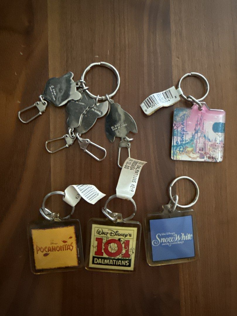 [VINTAGE] Disneyland Paris Keychain Set (90s Retro), Hobbies & Toys ...