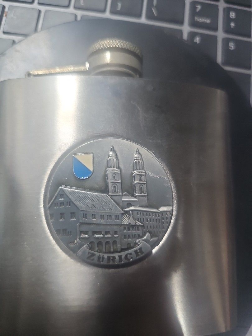 Vintage Zurich Souvenir Flask445753121057679361