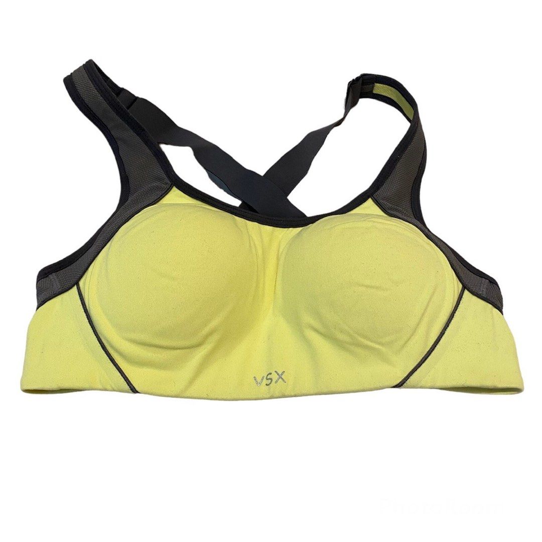 VSX Sports Bra (Category: Activewear) located in Manila. Submitted by mstenj (Listing ID 1430147828, Image 2). Description: Size: 36C Blue - with stain but washable (250) Yellow - no tag (300) Pink - with tag (350) REMINDER: Since I keep my items in Manila and stay in Taguig, please be reminded that shipping/delivery is only available on weekends unless I inform you that the item is available for delivery..