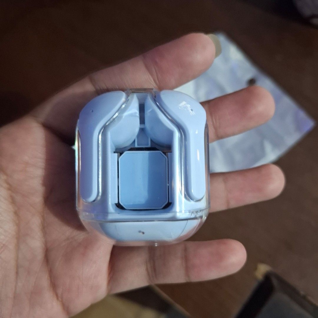Wireless Earphones TWS pastel blue (Category: Earphones) located in Quezon City. Submitted by an.marie (Listing ID 1430203744, Image 2). Description: .