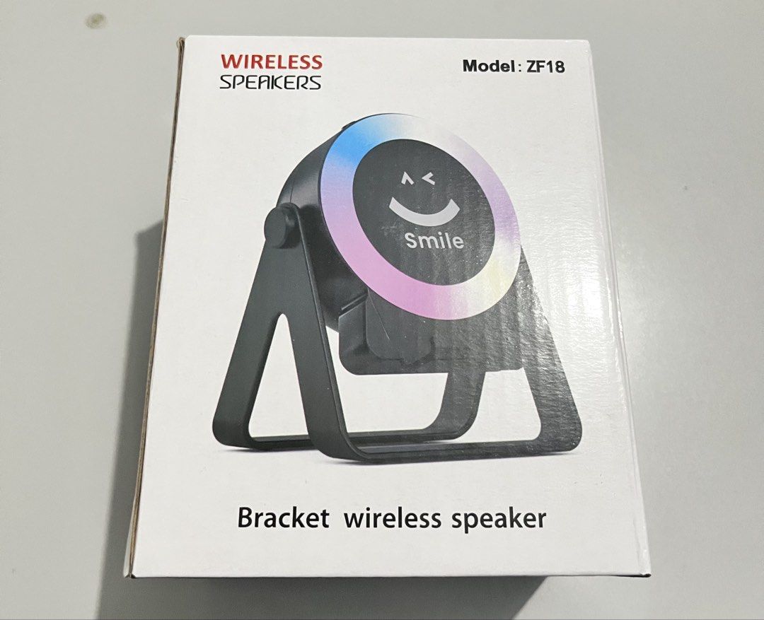 Wireless Speakers “Model ZF18” Bracket Wireless Speaker & Phone Stand (Category: Soundbars, Speakers & Amplifiers) located in Quezon City. Submitted by pwrproductions (Listing ID 1430155129, Image 1). Description: On Sale!!!.