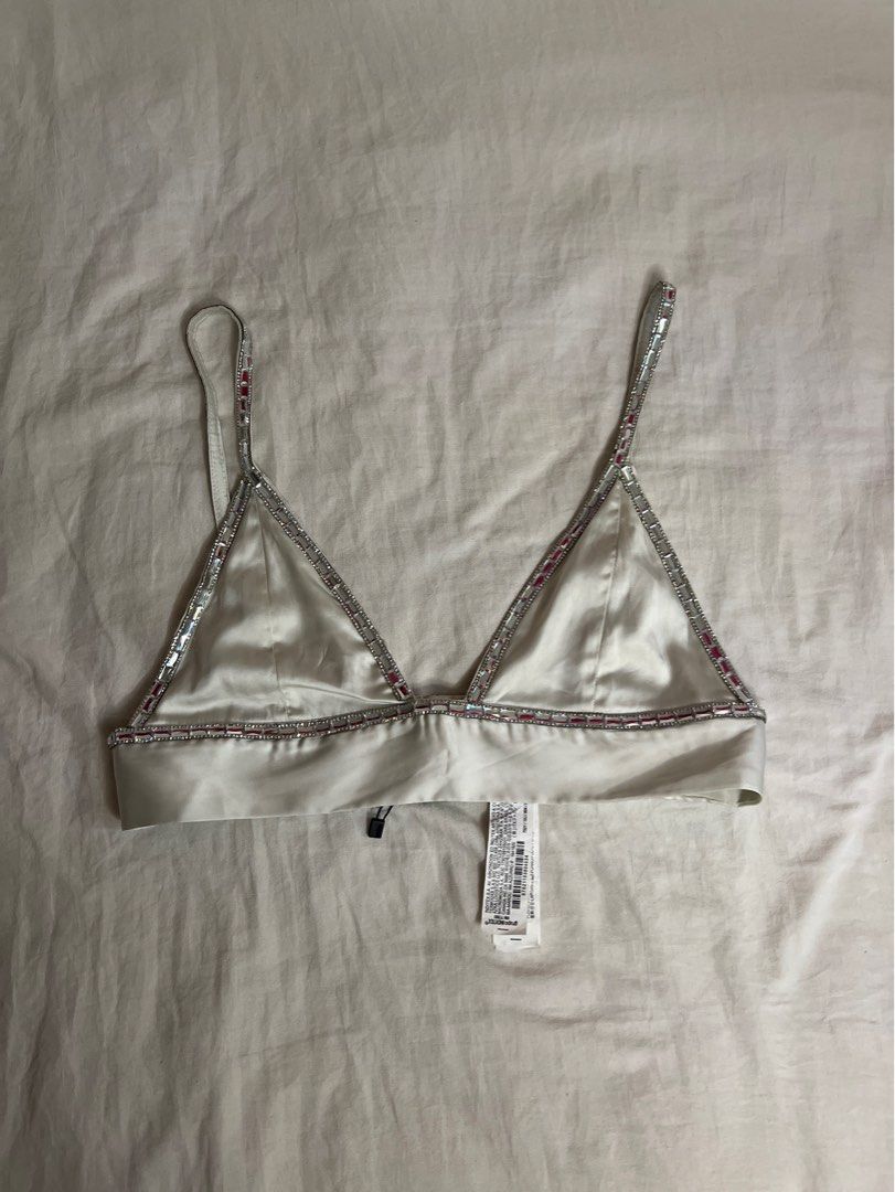 Zara rhinestones bralette (Category: Sleeveless) located in Las Pinas. Submitted by achee.mnl (Listing ID 1430074730, Image 1). Description: .