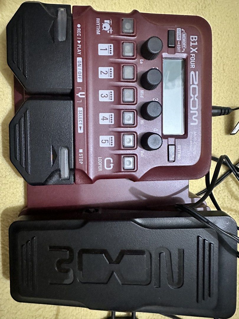 Zoom B1X Four Multi-Effects Processor (Category: Other Audio Equipment) located in Taguig. Submitted by cumcph04 (Listing ID 1430073190, Image 2). Description: Zoom B1X FOUR Bass Guitar Multi-Effects Processor with Expression Pedal This includes more than 60 types of bass effects, including modeling of 9 famous boutique pedals that faithfully emulate real-life models, 9 types of amp models that faithfully emulate internal circuits, and cabinet mo