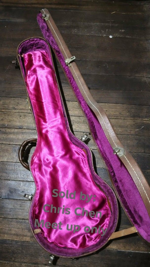 1995 Gibson Les Paul Standard (Category: Musical Instruments) located in Manila. Submitted by retroactive_items (Listing ID 1430382558, Image 2). Description: 1995 Gibson Les Paul Standard ‎with Hardcase (working lock) ‎ ‎Model: Lespaul Standard ‎Year: 1995 ‎Color: Honeyburst / Plain top ‎Condition: No problems on playability and usage. Stock parts. Except Strap locks. ‎Dull finish. Buckle Rash. Minor Scratches and Dings. Probably needs setup or 