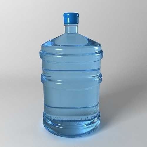 5-Gallon Water Container (Category: Water Bottles & Tumblers) located in Imus. Submitted by lovecruzat (Listing ID 1430298252, Image 1). Description: 5-gallon water container with a blue cap. It is made of clear, blue-tinted plastic. The container has a wide base and a narrower neck. It is designed for storing and dispensing water. The container has a handle for easy carrying..