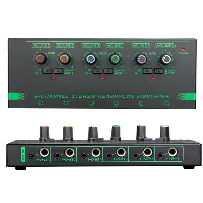 6-Channel Stereo Headphone Amplifier