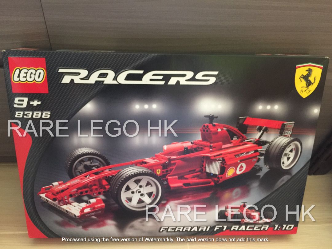 【個人珍藏 清倉】LEGO 8386 Ferrari F1 Racer 1:10 法拉利F1賽車 2004經典 全新未拆 絕版神車, 興趣及 ...