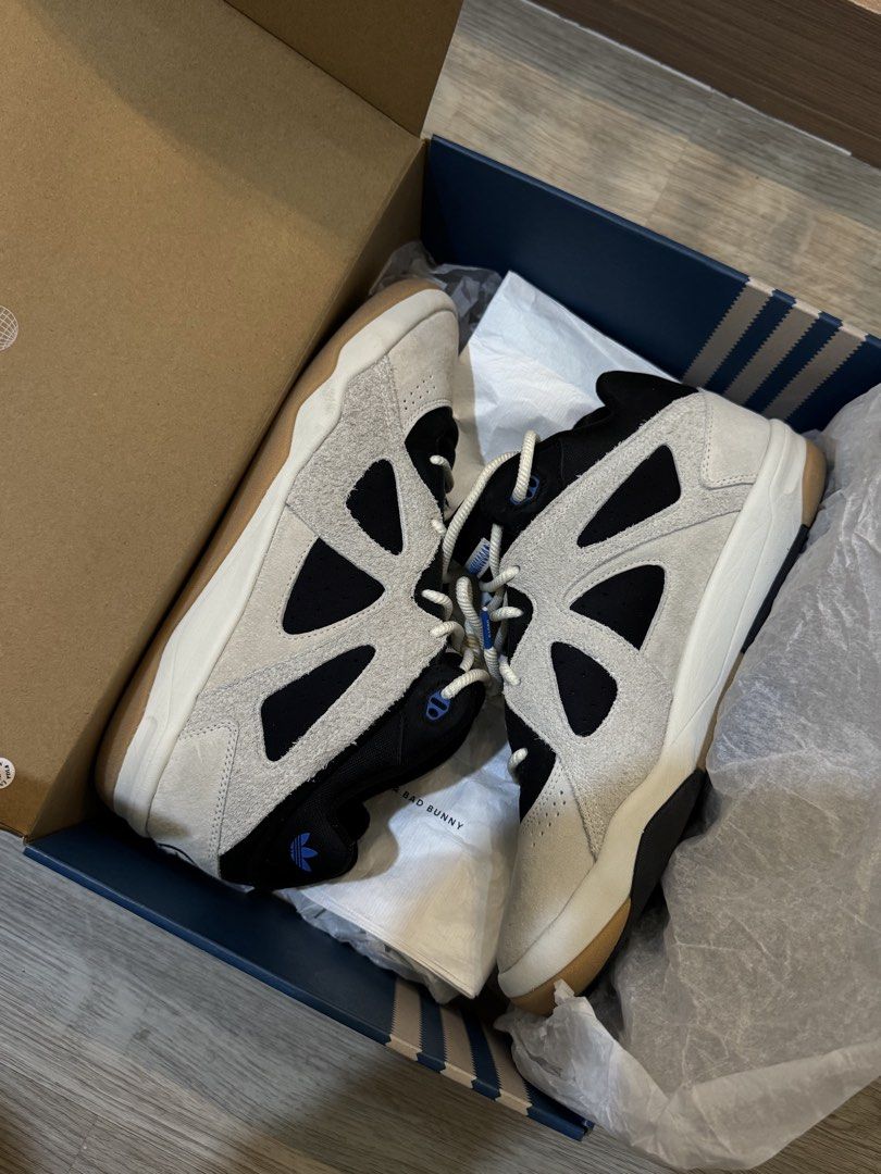 Adidas badbo 1 bad bunny (Category: Sneakers) located in Manila. Submitted by all40 (Listing ID 1430324509, Image 2). Description: Used 1x size 10.5 US Complete - local - commonwealth release Sold out everywhere. RFS: too snug for me ( im an 11) Fits 10-10.5 US perfectly and comfortably Trades welcome but pass on Jordans / Vomeros etc .