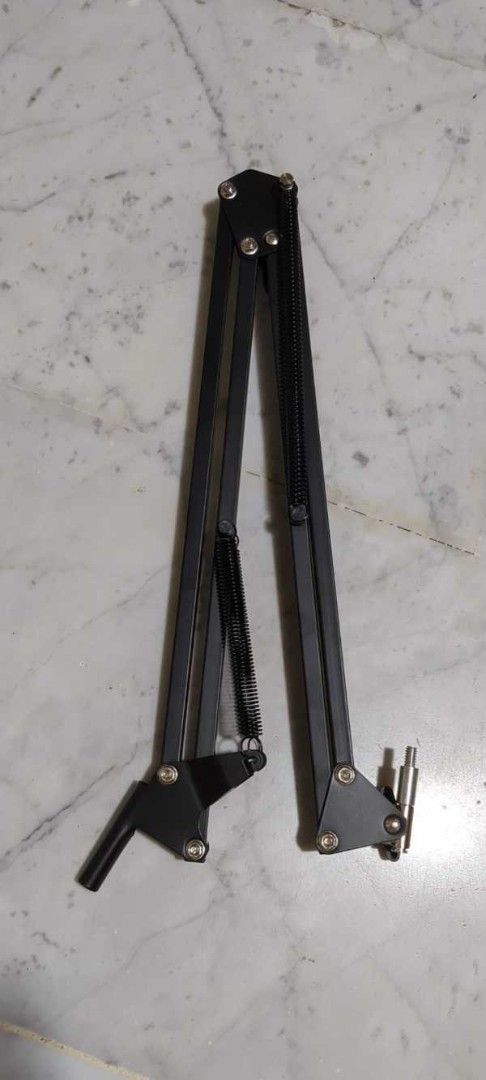 Adjustable Microphone Arm Stand - Black (ai recognized)