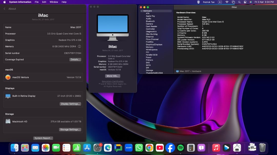 Apple iMac 27-inch (2017)419584877696143360