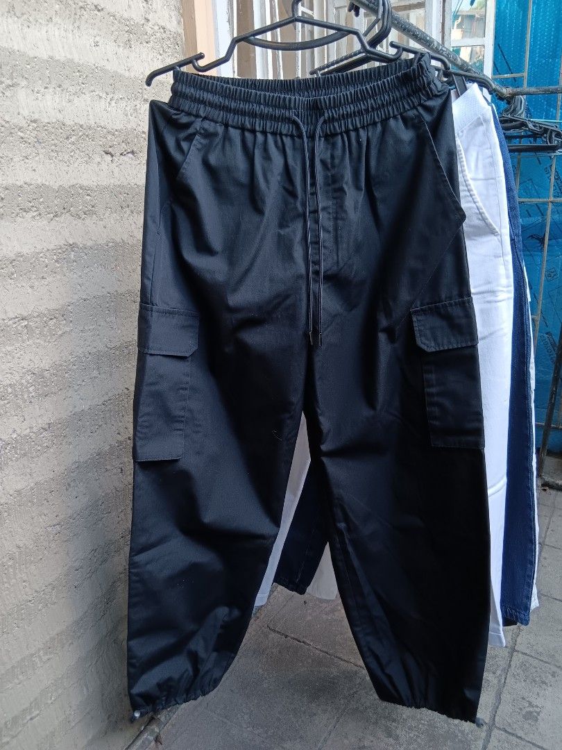 Assorted Pants - White, Black, and Denim (Category: Jeans) located in Quezon City. Submitted by youngcloud_a83a67 (Listing ID 1430322516, Image 2). Description: decluttering uniqlo and gu pants uniqlo white casual pants -XS (W28/L34) GU black cargo pants -S (W24-26/L37) GU white cargo pants -S (W24-26/L37.5) GU black pants -XS (W24-26/L37) GU denim balloon pants -XS (W26-28/L34.5) can do meets ups around nova qc and sm north pm for other inquirie