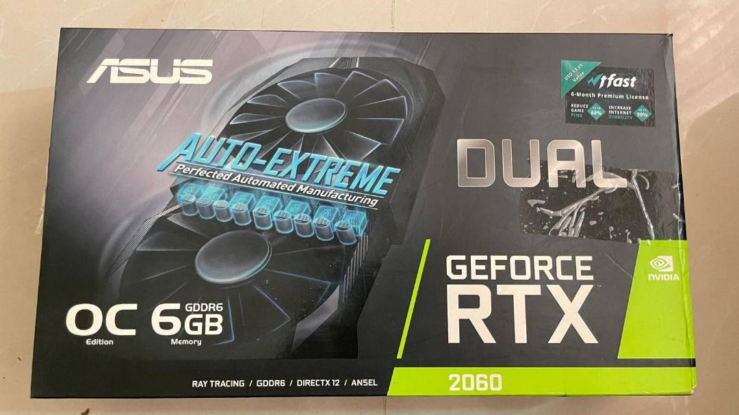ASUS GeForce RTX 2060 Graphics Card, Computers & Tech, Parts ...