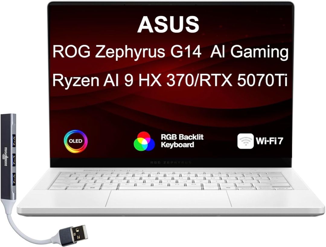 ASUS ROG Zephyrus G14 AI Gaming Laptop, Computers & Tech, Laptops ...