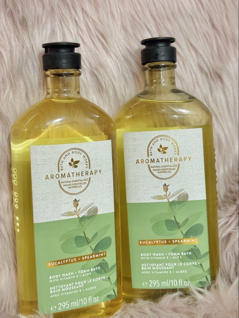 Bath & Body Works Aromatherapy Body Wash 295ml (Category: Bath) located in Manila. Submitted by emmybeee23 (Listing ID 1430233519, Image 1). Description: 100% original Ready to ship MOP: Gcash Loc: QC.