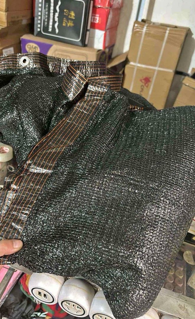 Black Shade Net (Category: Gardening Tools & Ornaments) located in Manila. Submitted by lyfrancois14 (Listing ID 1430230703, Image 1). Description: 2x4m 450 3x5m 700 5x6m 900.