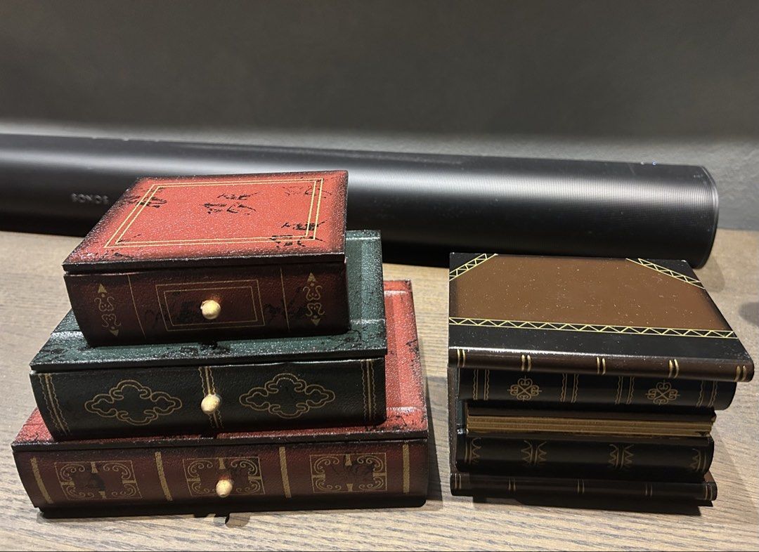 Book-Shaped Storage Boxes - Decorative and Functional