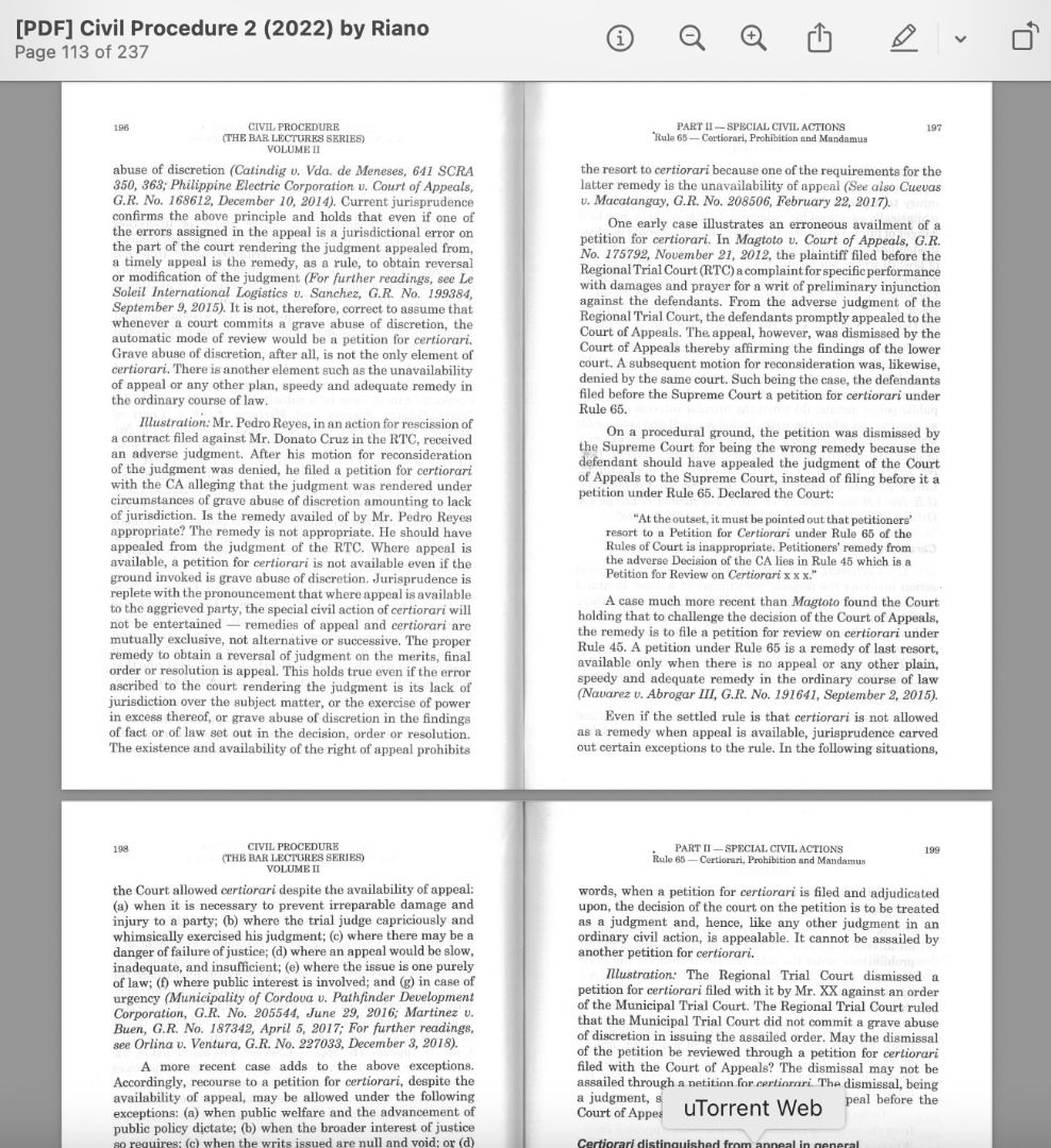 Civil Procedure 2 (2022) by Riano (Category: Textbooks) located in Caloocan City. Submitted by kikimiyazaki31 (Listing ID 1430343237, Image 2). Description: Message me for details..