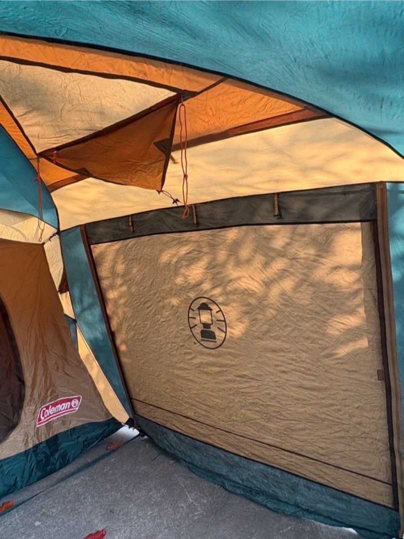 Coleman Round Screen 2 Room House Tent (Category: Outdoor Furniture) located in Manila. Submitted by cglt2019 (Listing ID 1430399213, Image 2). Description: COLEMAN Tough screen 2 room tent (Imported) retails at P28k, selling only at P7,150 (negotiable) - CAN FIT UP TO 10 PAX - EASY TO SET UP GOOD FOR CAMPING AND OUTDOOR ACTIVITIES - 2 DOORS TENT (FRONT AND BACK DOOR) - DOUBLE ZIPPER DOOR - HEAVY DUTY TENT - WITH BAG CARRIER - INNER TENT (ROOM TE