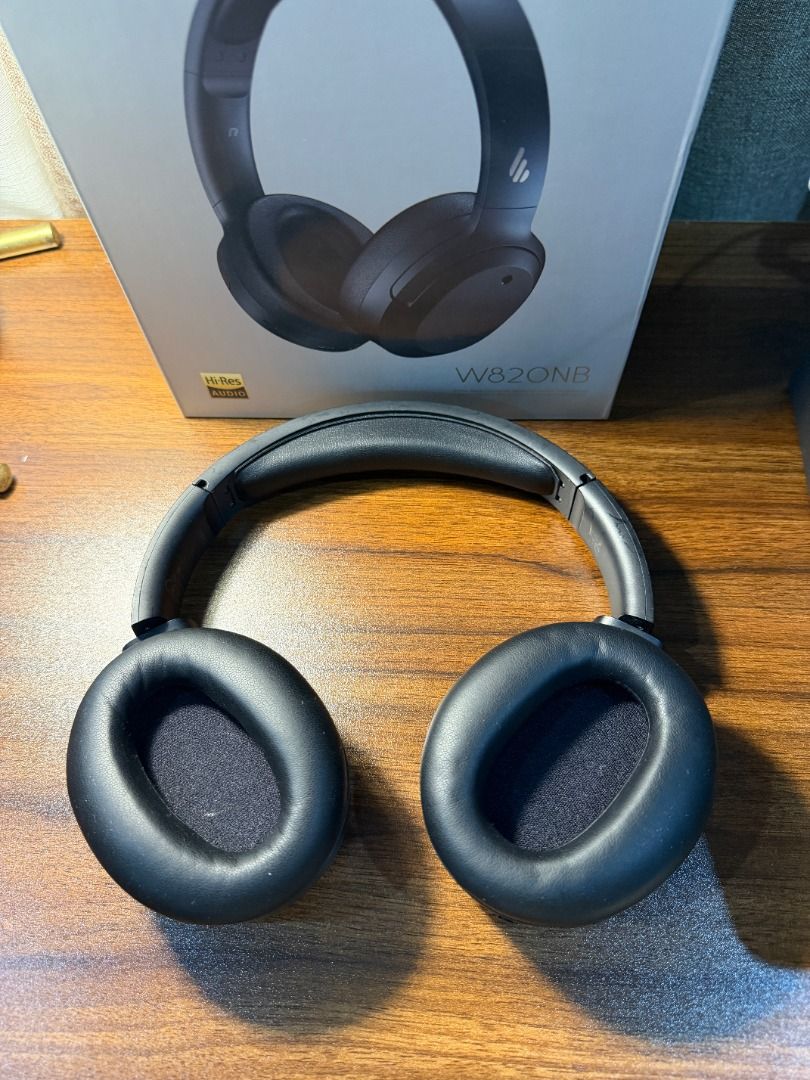 Edifier W820NB Headphones, wireless active noise cancelling (Category: Headphones & Headsets) located in San Fernando. Submitted by happyteynguin (Listing ID 1430232776, Image 2). Description: 🎧 Edifier W820NB Noise Cancelling Headphones 💯 Complete Set + Well Maintained ✔️ With box, cable, papers ✔️ With original receipt (₱2,390 purchase price) ✔️ Recently replaced original ear cushions + headband foam ✔️ Working perfectly — no issues 🔊 Active