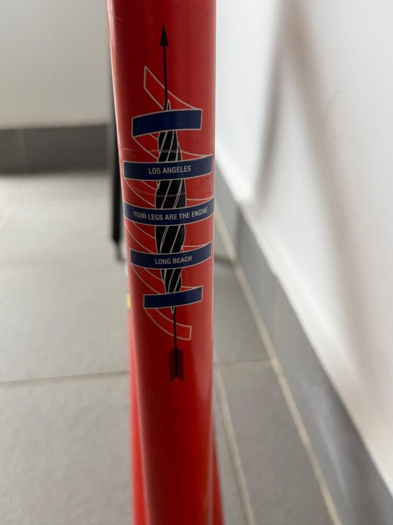 Engine 11 vortex track frameset (Category: Bicycles) located in Singapore. Submitted by pocketchange. (Listing ID 1430262822, Image 3). Description: wtt/wts Engine 11 vortex 2015 track fs one of the older and rarer model of engine 11 whats included: e11 2015 vortex track fs e11 fork Size M headset seatclamp condi 9/10 no cracks or dents minor pc .