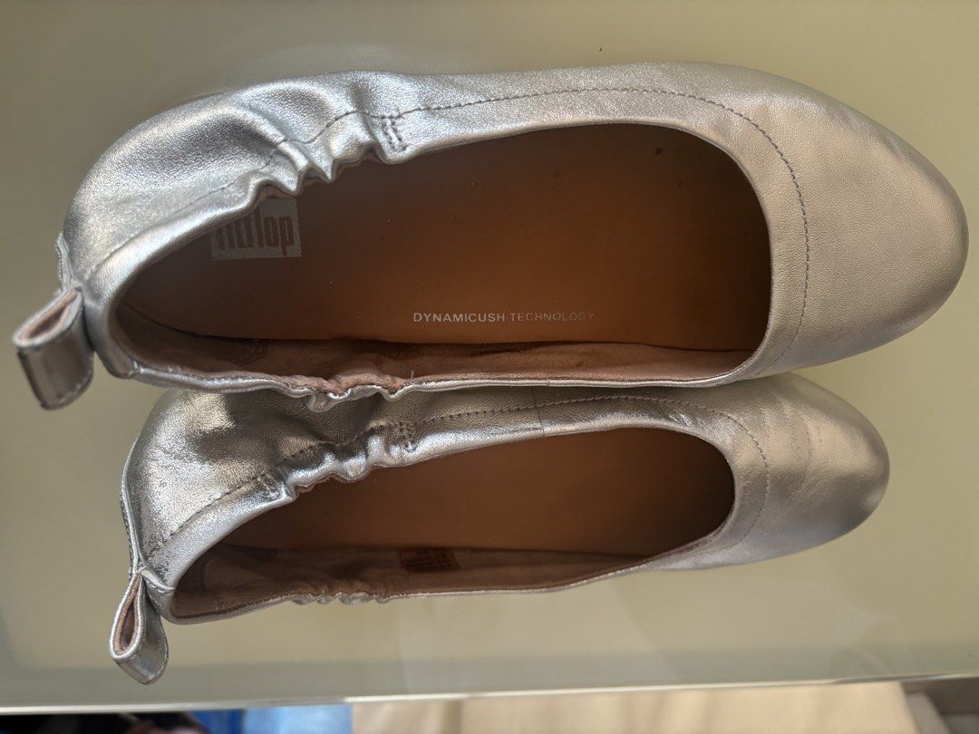 Fitflop Allegro Ballet Flats (Silver) (Category: Flats & Sandals) located in San Juan City. Submitted by pinkbelle14 (Listing ID 1430398124, Image 3). Description: Color: Silver No box barely used (less than 8x) bought around 7k Price negotiable .