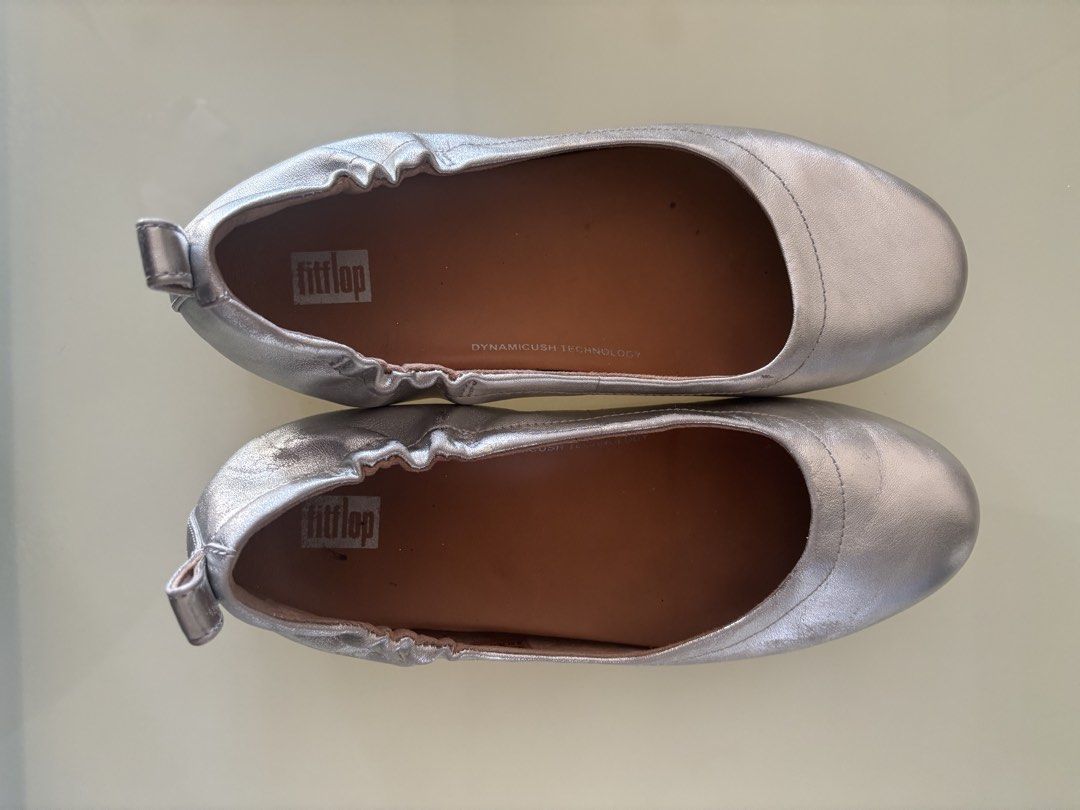 Fitflop Allegro Ballet Flats (Silver) (Category: Flats & Sandals) located in San Juan City. Submitted by pinkbelle14 (Listing ID 1430398124, Image 1). Description: Color: Silver No box barely used (less than 8x) bought around 7k Price negotiable .