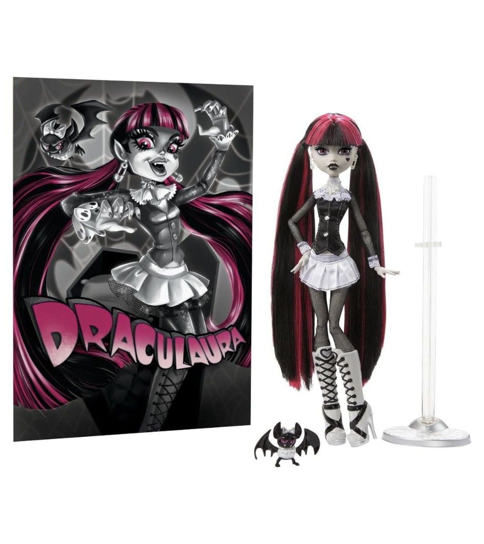 FT Monster High Draculaura Reel Drama (Category: Figurines & Statues) located in Davao. Submitted by wukomstdu (Listing ID 1430290969, Image 2). Description: Draculaura NIB Reel Drama For Trade Bought for 4k PHP, so preferably same equivalent to the price!.