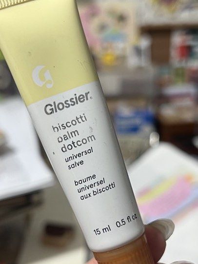 Glossier Biscotti Balm Dotcom (Category: Makeup) located in Imus. Submitted by labella.mnl (Listing ID 1428187634, Image 1). Description: Barely used Mabango Almost full.