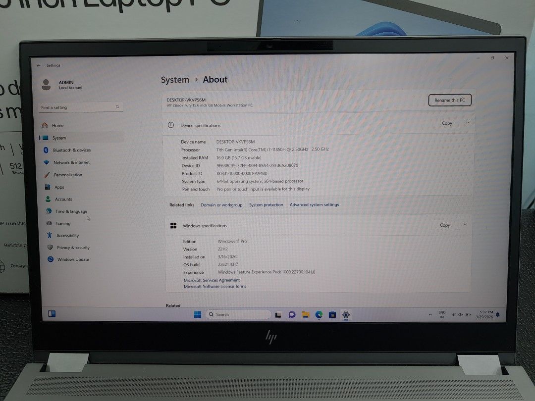 HP Laptop 15.6 inch - Intel Core I7, Computers & Tech, Laptops ...