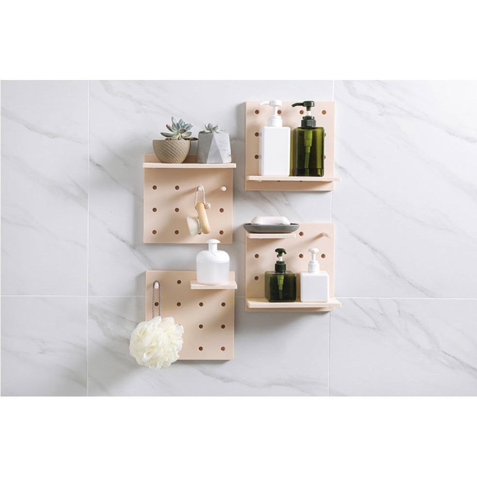 Ikea inspired Minimalist Peg Board Vision Board Wall Decor Display Storage (Category: Wall Decor) located in Manila. Submitted by winterbliss (Listing ID 1430276131, Image 3). Description: Available colors: white, beige, gray, yellow, pink, dark blue 1 set includes: 1pc peg board, 2pc panel, 6pc sticks Sold per set.