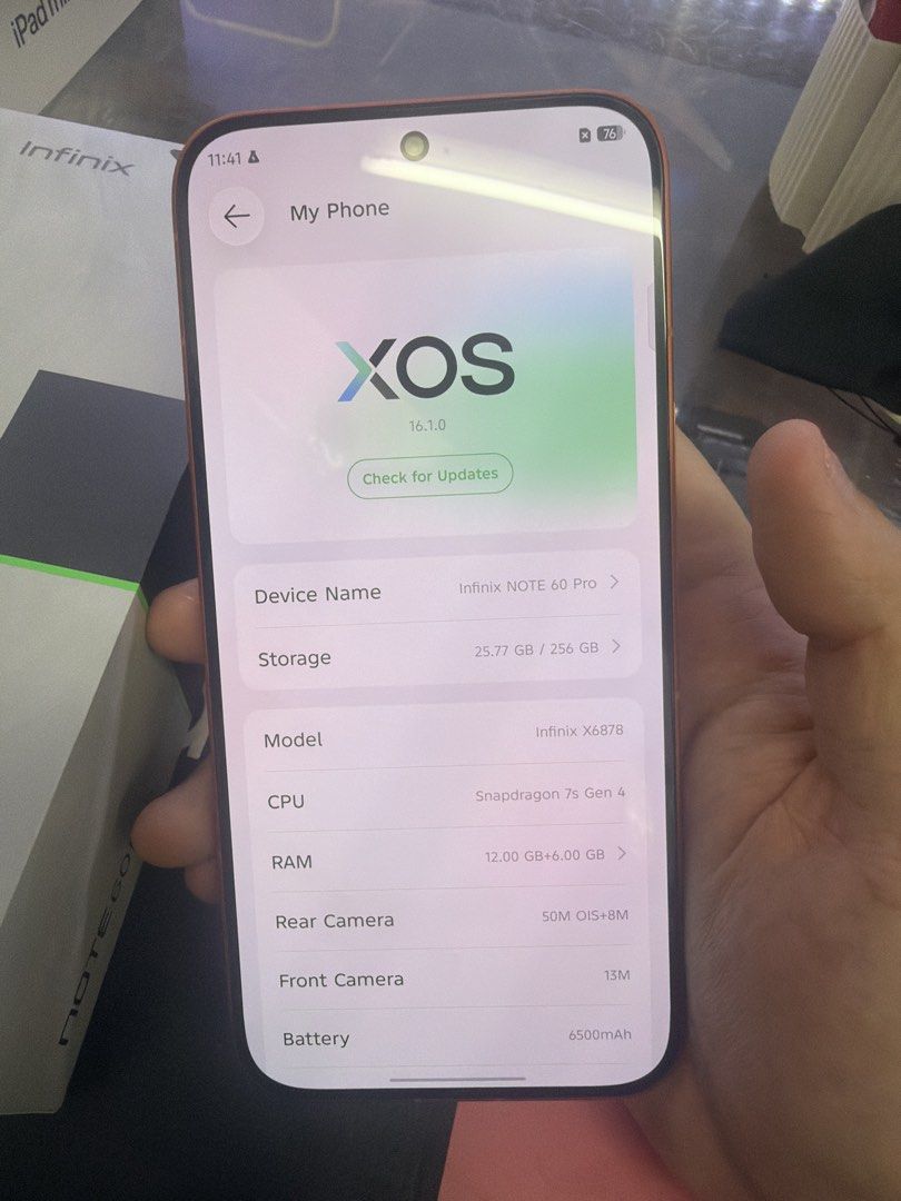 Infinix NOTE 60 Pro - Snapdragon 7s Gen4 5G, Mobile Phones & Gadgets ...