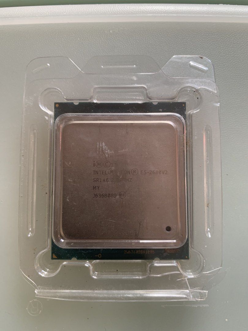 Intel Xeon E5-2680 V2 Processor (Category: Desktops) located in Las Pinas. Submitted by rcr2013 (Listing ID 1430398326, Image 3). Description: Selling my intel xeon e5-2680 v2 processor 10 cores 20 threads. Best for multi tasking and workstation. Proce only in a tray Php500 Rfs: not using anymore.