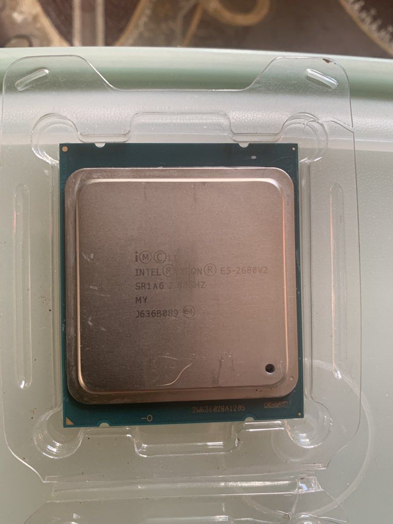 Intel Xeon E5-2680 V2 Processor (Category: Desktops) located in Las Pinas. Submitted by rcr2013 (Listing ID 1430398326, Image 1). Description: Selling my intel xeon e5-2680 v2 processor 10 cores 20 threads. Best for multi tasking and workstation. Proce only in a tray Php500 Rfs: not using anymore.
