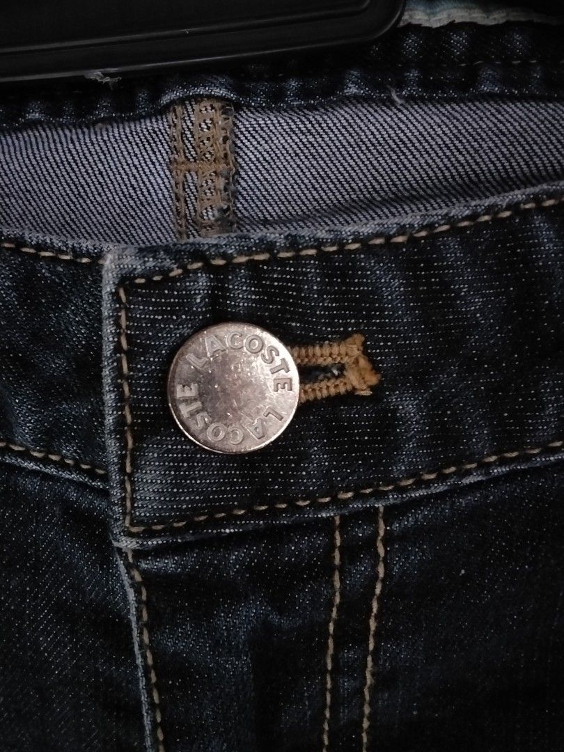 Lacoste Dark Wash Jeans (Category: Jeans) located in Zamboanga. Submitted by nurjimdigo71795 (Listing ID 1430261009, Image 3). Description: W30 L40 H 8.5.