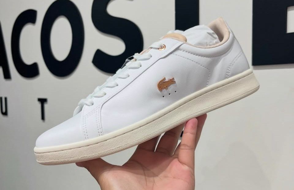 Lacoste Women's Sneakers (Category: Sneakers) located in Manila. Submitted by stopshop26 (Listing ID 1430251381, Image 1). Description: Lacoste Shoes Womens Avail sizes: 6 7 Brand new and original Onhan and ready to ship.