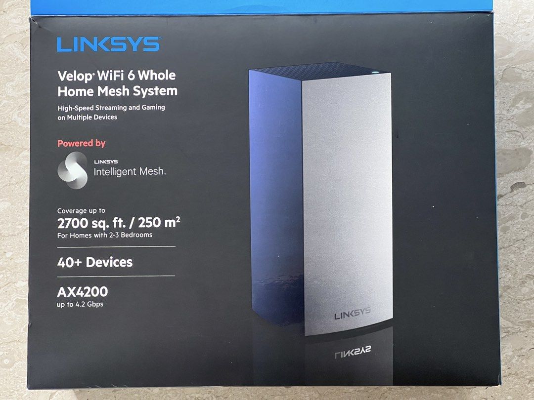 Linksys Velop WiFi 6 Whole Home Mesh System AX4200