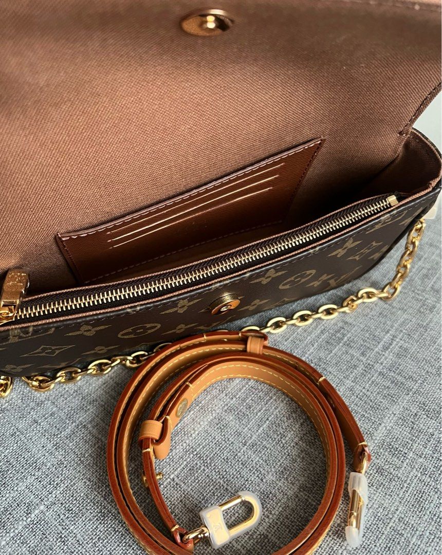 Louis Vuitton Ivy in Monogram (Category: Luxury Bags & Wallets) located in Pasig City. Submitted by declutterwithme11 (Listing ID 1430296797, Image 3). Description: - Super HQ. Still brand new - Microchipped - Condition: 10/10 - 2-way: 1 gold chain and 1 adjustable strap - Complete inclusions: With dust bag and booklet I won’t accept returns and refunds, so please triple check the item before buying. DM me for more detailed photos..