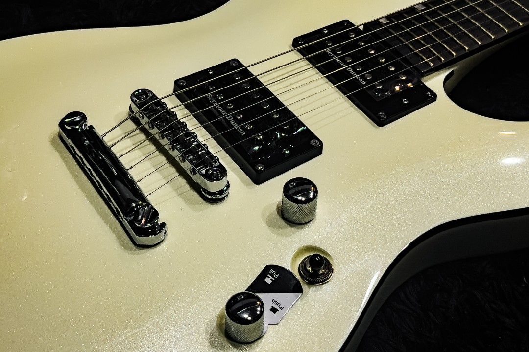 LTD Eclipse 87 NT Electric Guitar (Category: Musical Instruments) located in Manila. Submitted by jasoncammayo (Listing ID 1430215076, Image 1). Description: Brand new guitar, still in the box Body & Construction Body Material: Mahogany Finish: Pearl White Construction: Neck Thru Neck & Fingerboard Neck Material: 3 pcs Maple Neck Contour: Thin U Scale Length: 24.75" Fingerboard Material: Macassar Ebony Nut Type: Locking Frets: 24 XJ Electronics B