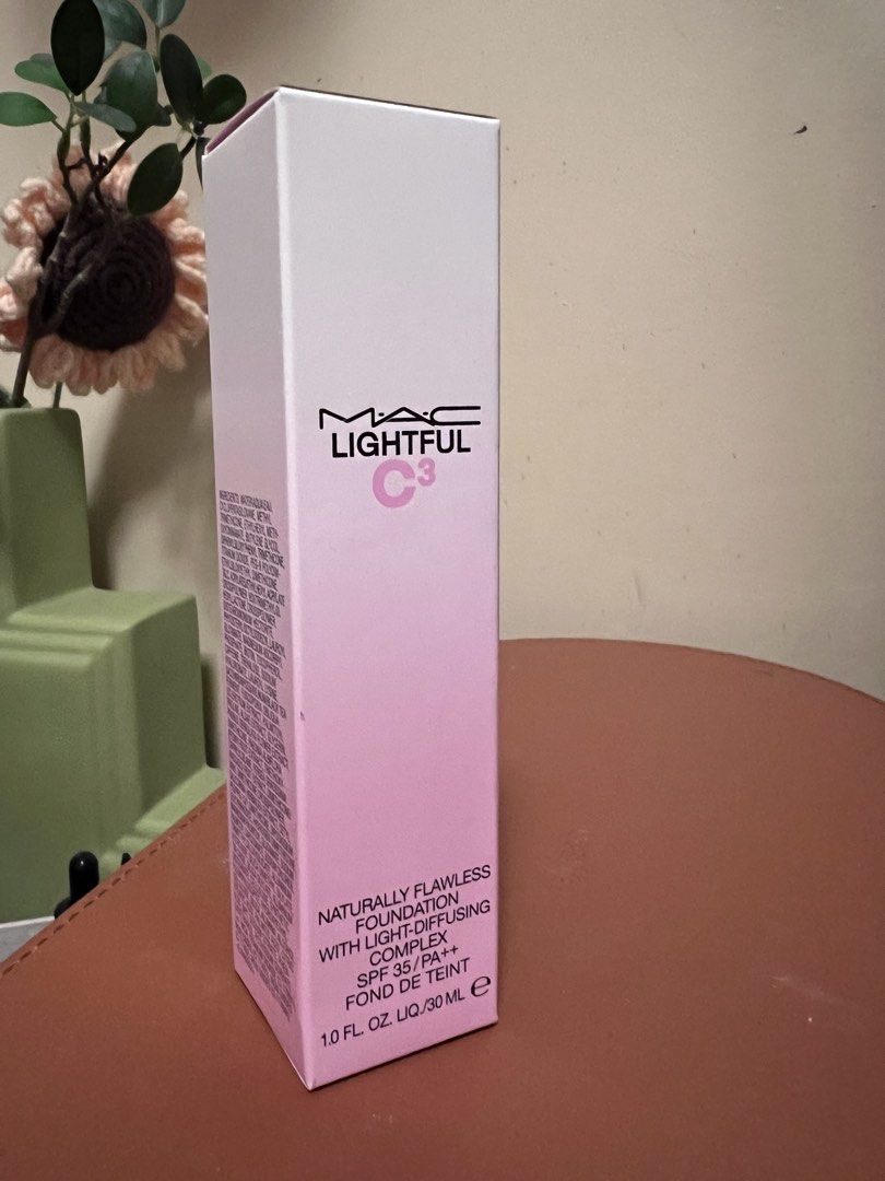 MAC Lightful C3 Foundation NC40 shade (Category: Makeup) located in Quezon City. Submitted by patriciadd (Listing ID 1430306178, Image 1). Description: Brand new, bought March 2026 only, extra purchase, never tried never opened. .