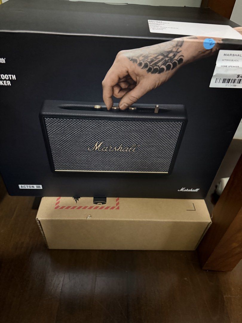Marshall Acton III Bluetooth Speaker - Black444555618461296642