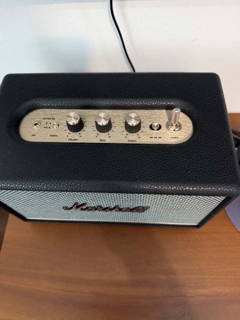 Marshall Acton III Bluetooth Speaker - Black