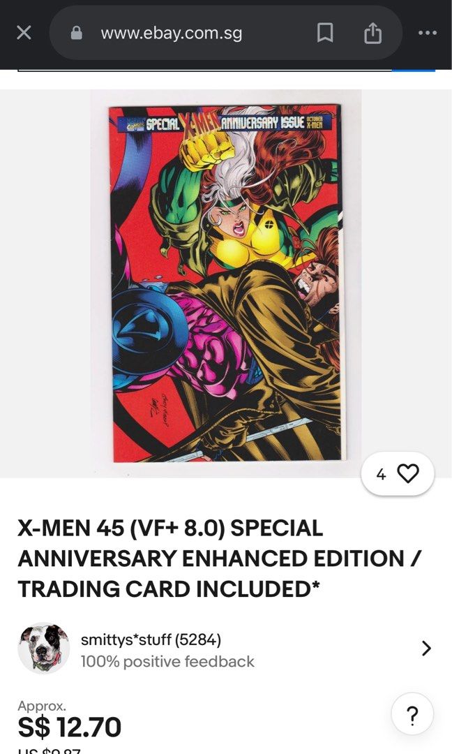 MARVEL COMICS XMEN ANIVERSARY ISSUE (Category: Comics & Manga) located in Davao. Submitted by thriftergoods23 (Listing ID 1430381161, Image 2). Description: MARVEL COMICS SPECIAL XMEN ANIVERSARY ISSUE VOL:9 DM📩📩📩.