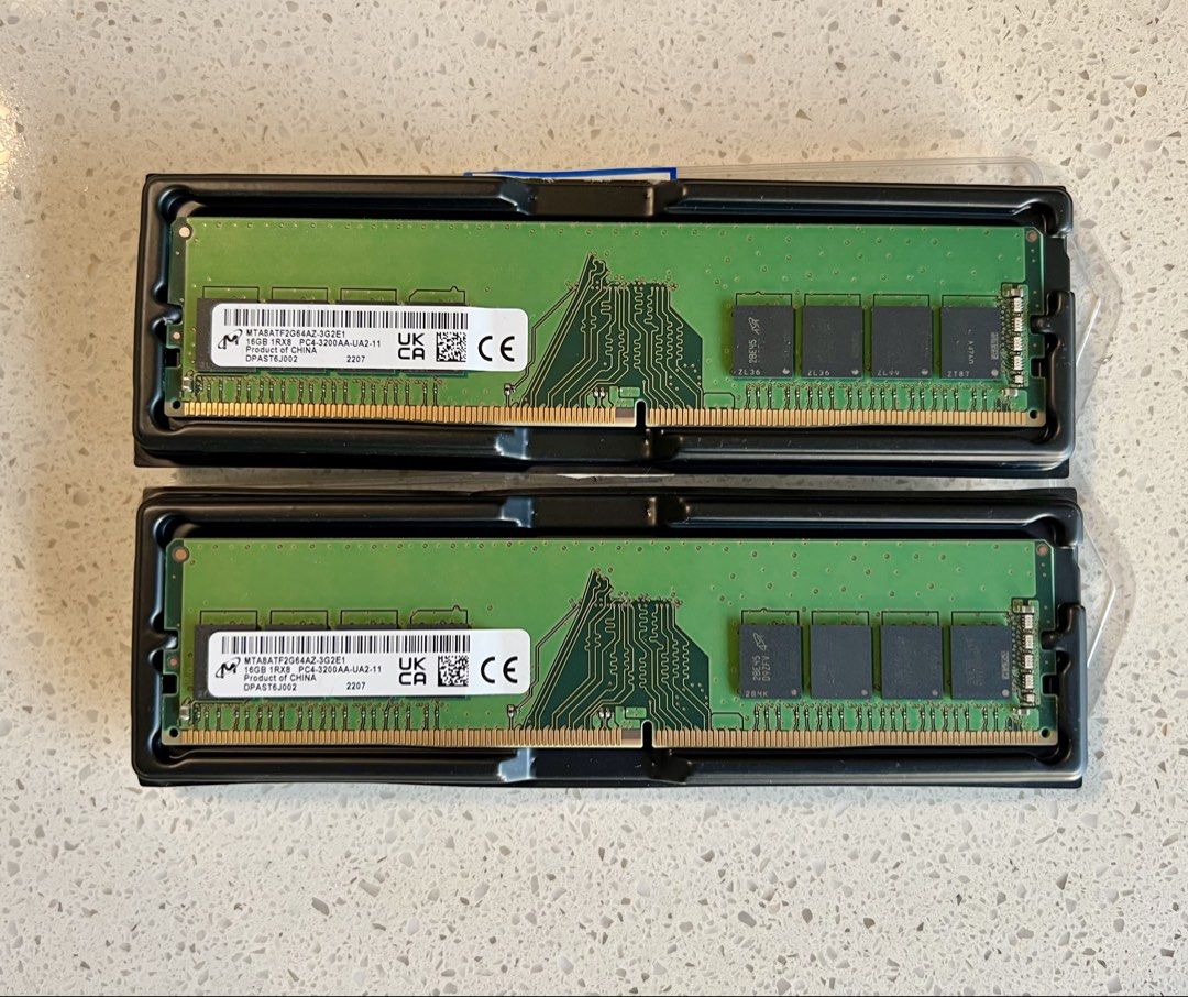Fast⭐️Micron 32GB DDR4-3200MHz RAM (2x16GB)